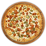 Spicy Chicken & Jalapeno Pizza 